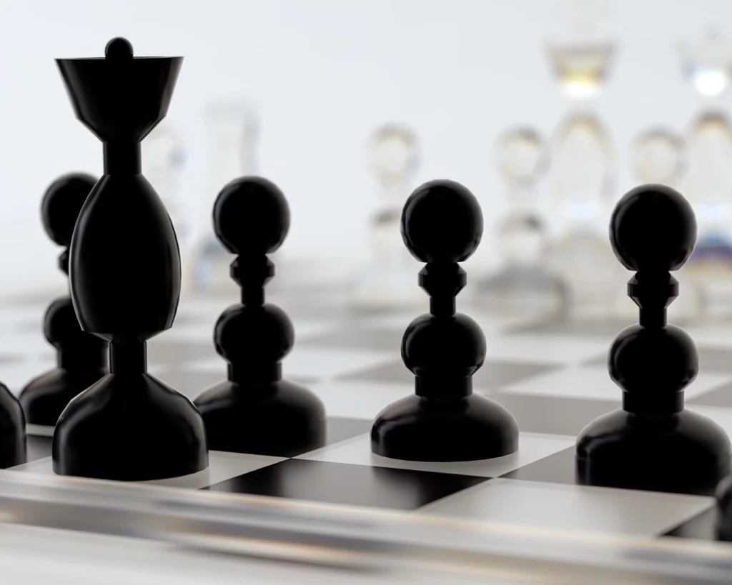 Chess show leadership. improve leadership skills