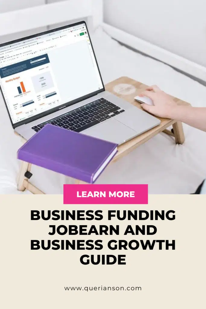 business funding jobearn and business growth guide