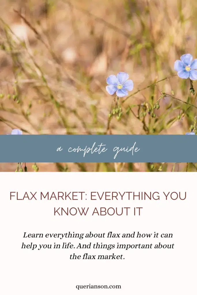 flax market: Everything you know about it