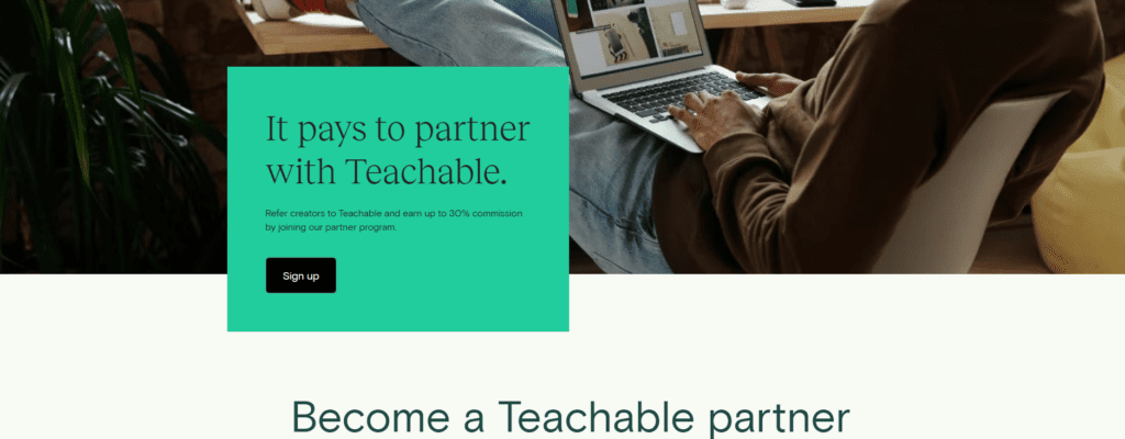 program page for teachable. High ticket digital marketing