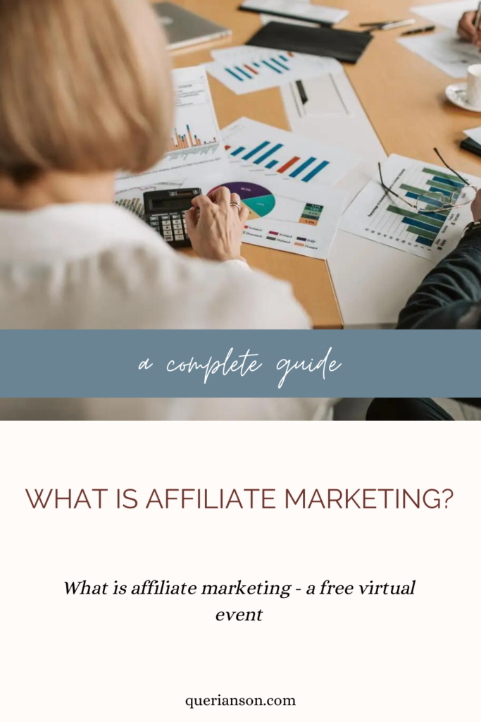 What is affiliate marketing - a free virtual event