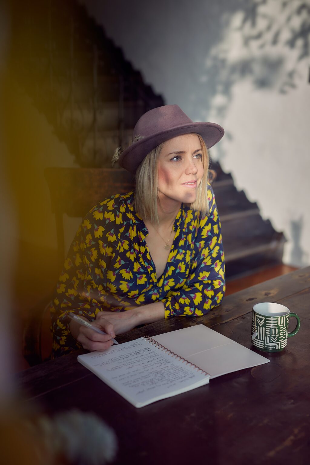 woman writing